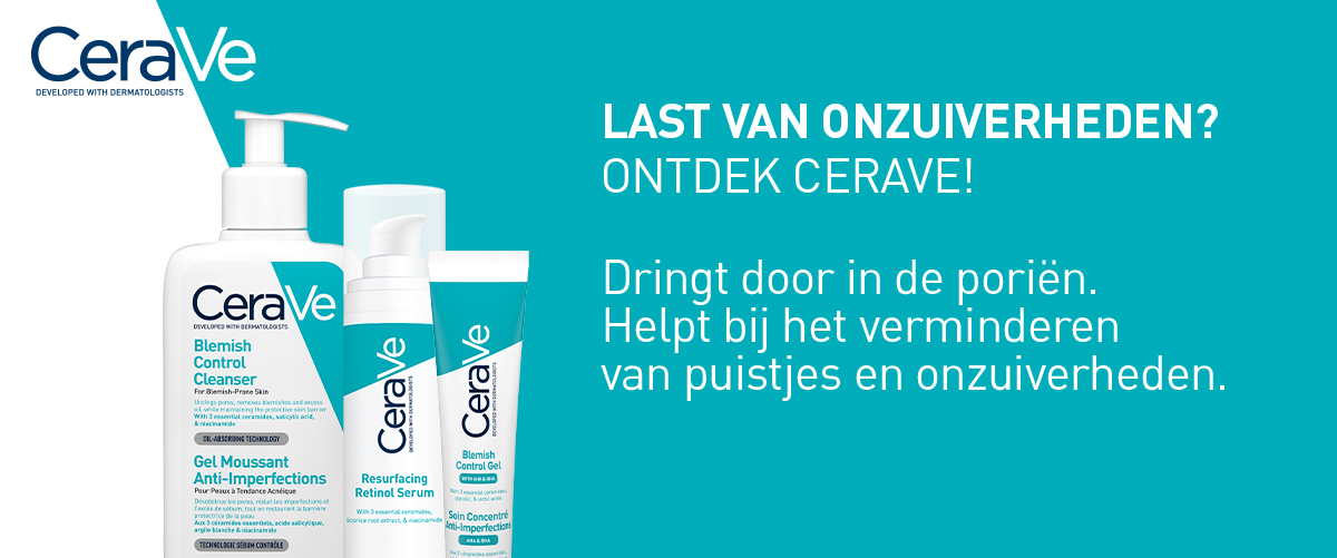 CeraVe gezichtsverzorging koop je op Mijnhuidonline